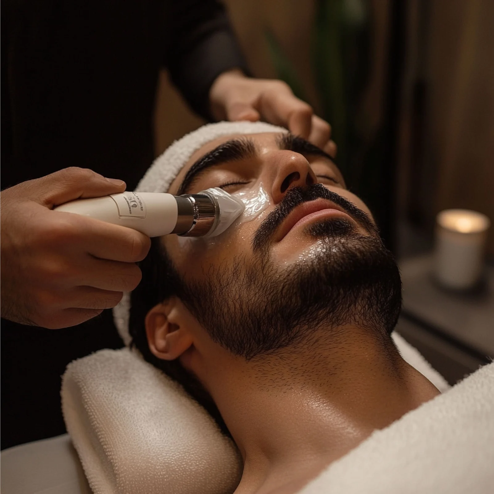 Cuidado facial masculino publicado no site da Homenz
